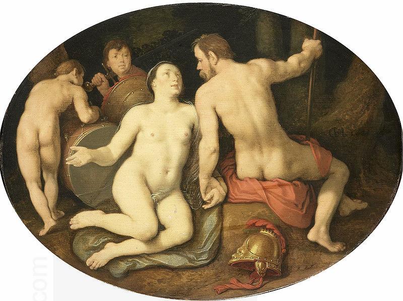 CORNELIS VAN HAARLEM Venus and Mars China oil painting art